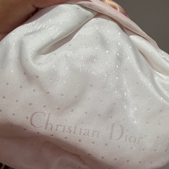 Dior Pink Floral Cosmetic Pouch - Picture 9 of 11
